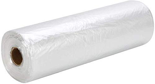 9527 Product 12" x 20" Clear Plastic Produce Bag Food Storage bag on a Roll,350 bags one Roll