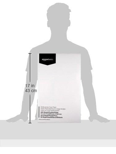 Multipurpose Copy Printer Paper, 20 lb, 8.5 x 11 Inches, 3 Reams (1,500 Sheets), 92 Bright, White