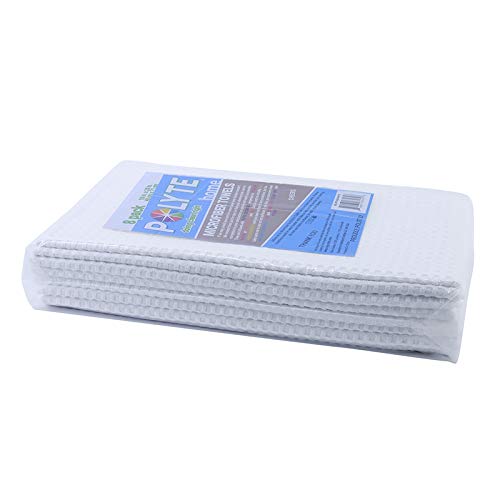Ultra Premium Microfiber Kitchen Dish Hand Towel Waffle Weave, 8 Pack