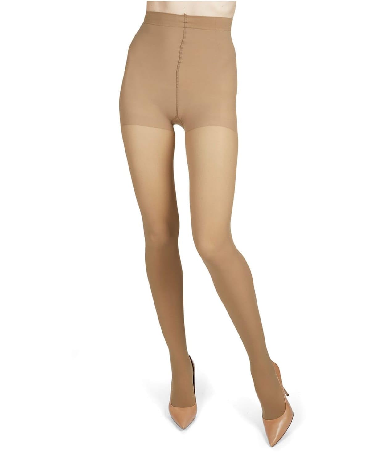 Melas 6 Pack of Microfiber Control Top Tights, Comfortable Velvet Soft Opaque Tights, 60 Denier - Sizes XS to Q2