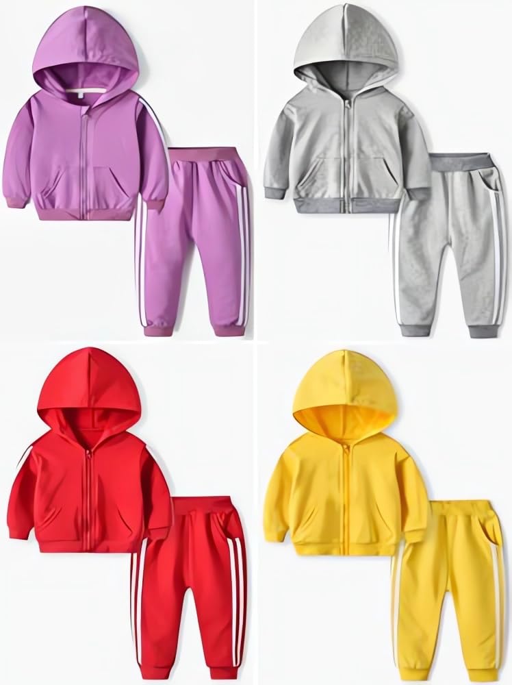 Toddler Boys Zip Cotton Sweatsuit