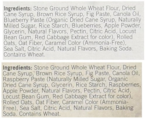 Nature’s Bakery Whole Wheat Fig Bars, Raspberry, Real Fruit, Vegan, Non-GMO, Snack bar, 6 Count (Pack of 6)