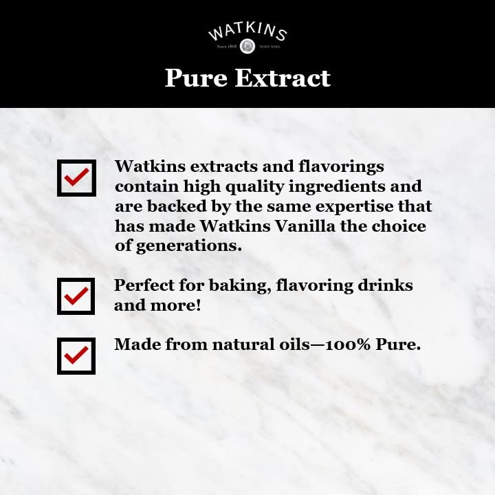 Watkins Organic Pure Vanilla Bean Paste, Non-GMO, Kosher, 2 oz. Bottle, 1-Pack