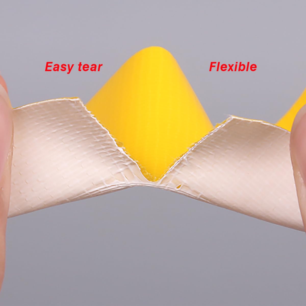3 Pack Duct Tape Heavy Duty Waterproof, Tear by Hand, 60 Yards x 2 Inch Total