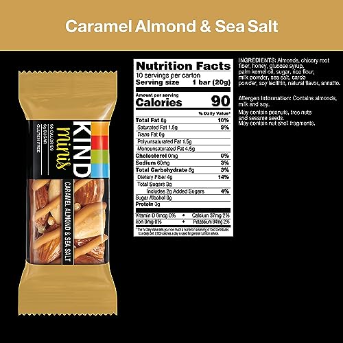 KIND Minis, Dark Chocolate Nuts & Sea Salt, Healthy Snacks, Gluten Free, 10 Count, Pareve