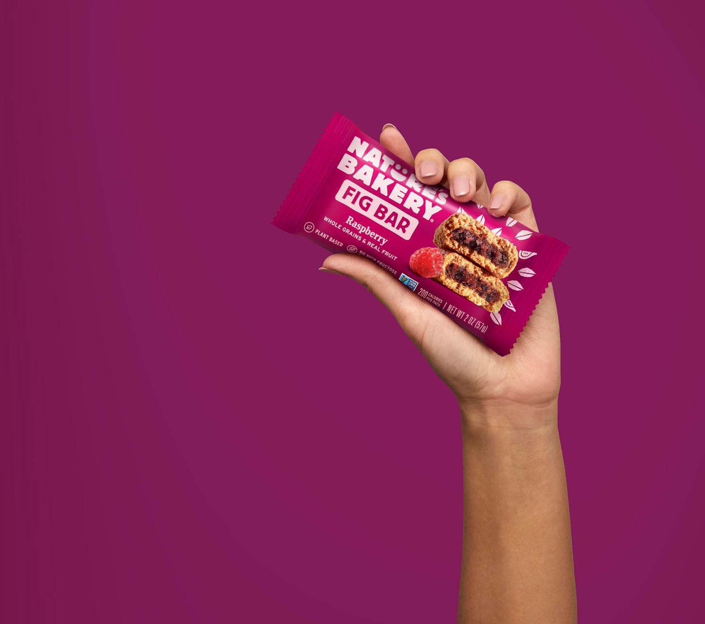 Nature’s Bakery Whole Wheat Fig Bars, Raspberry, Real Fruit, Vegan, Non-GMO, Snack bar, 6 Count (Pack of 6)