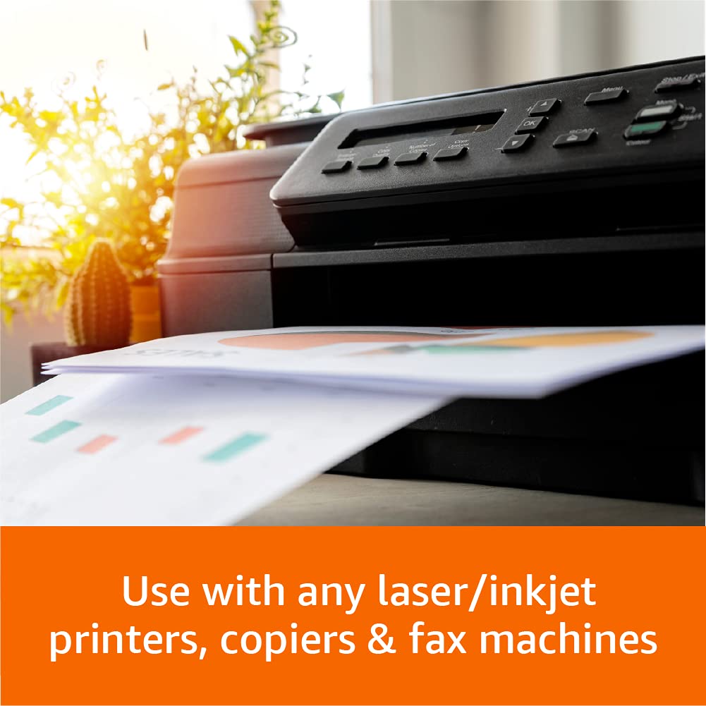 Multipurpose Copy Printer Paper, 20 lb, 8.5 x 11 Inches, 3 Reams (1,500 Sheets), 92 Bright, White