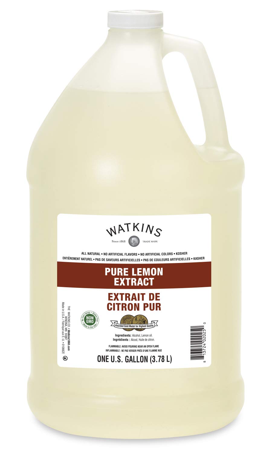 Watkins Organic Pure Vanilla Bean Paste, Non-GMO, Kosher, 2 oz. Bottle, 1-Pack