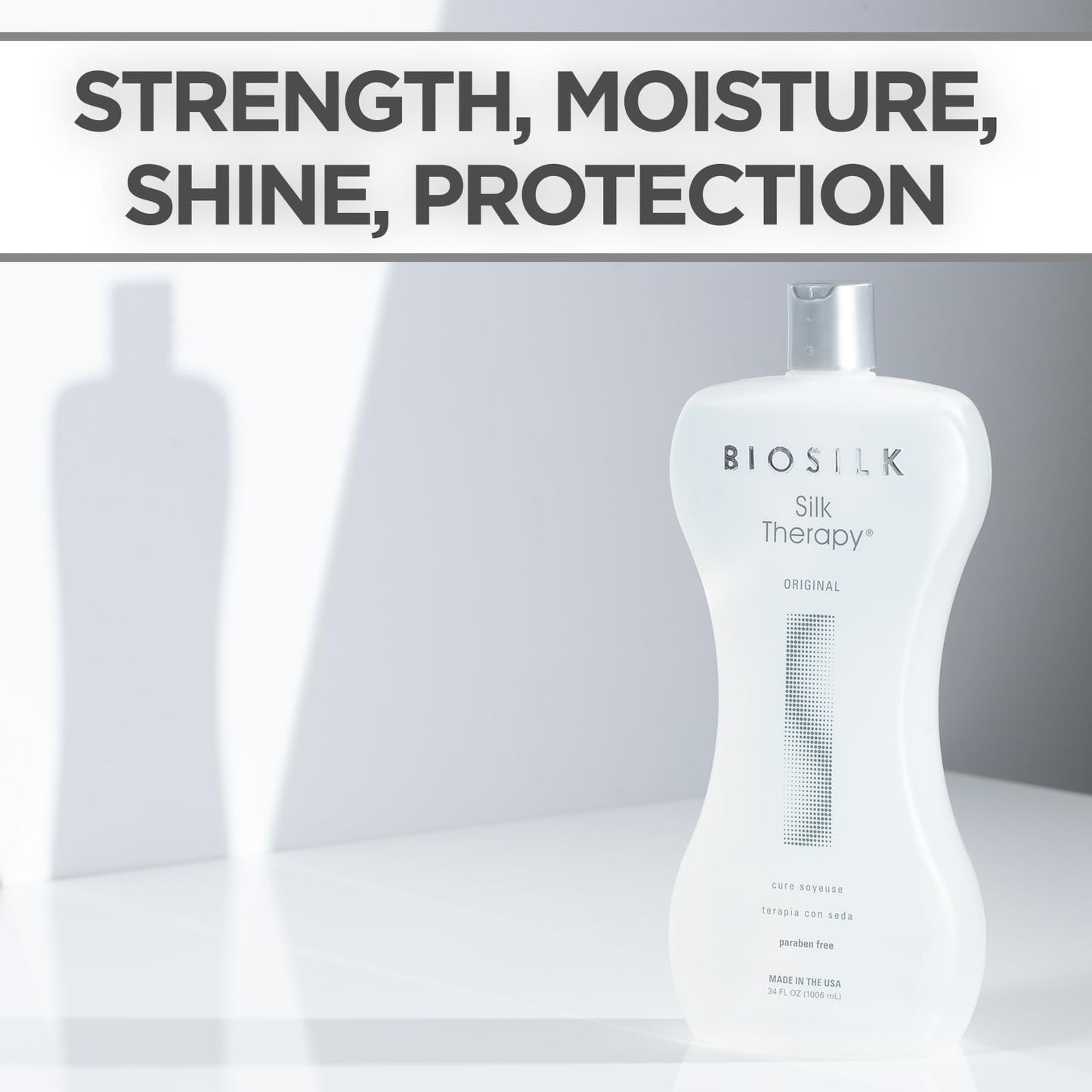 BioSilk Silk Therapy Original, Add Shine Prevent Split Ends, great for wigs!