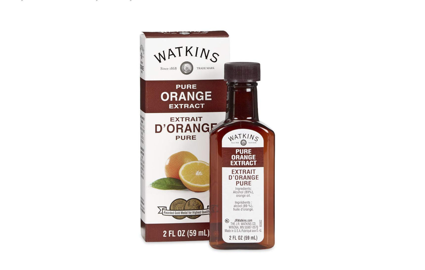 Watkins Organic Pure Vanilla Bean Paste, Non-GMO, Kosher, 2 oz. Bottle, 1-Pack