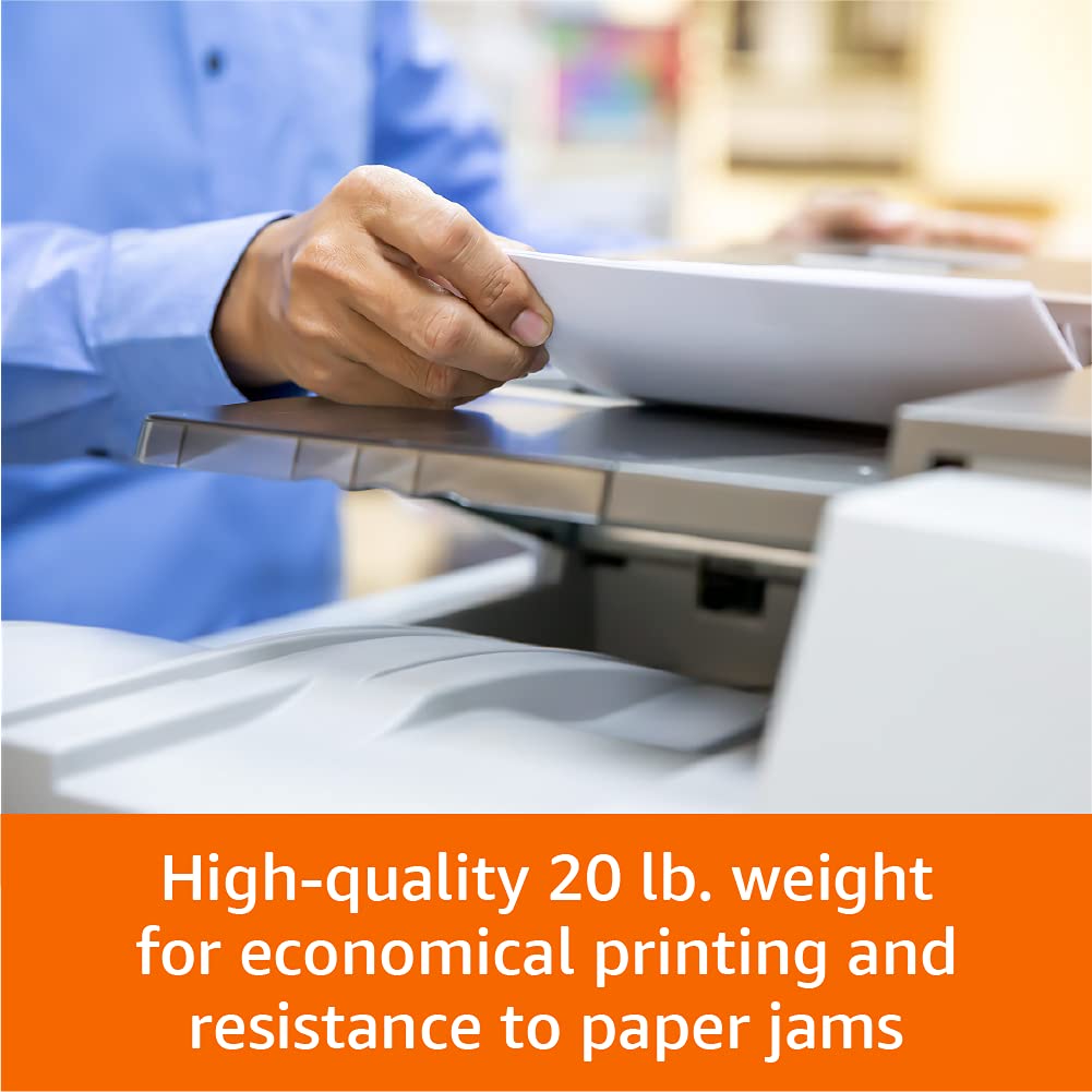 Multipurpose Copy Printer Paper, 20 lb, 8.5 x 11 Inches, 3 Reams (1,500 Sheets), 92 Bright, White
