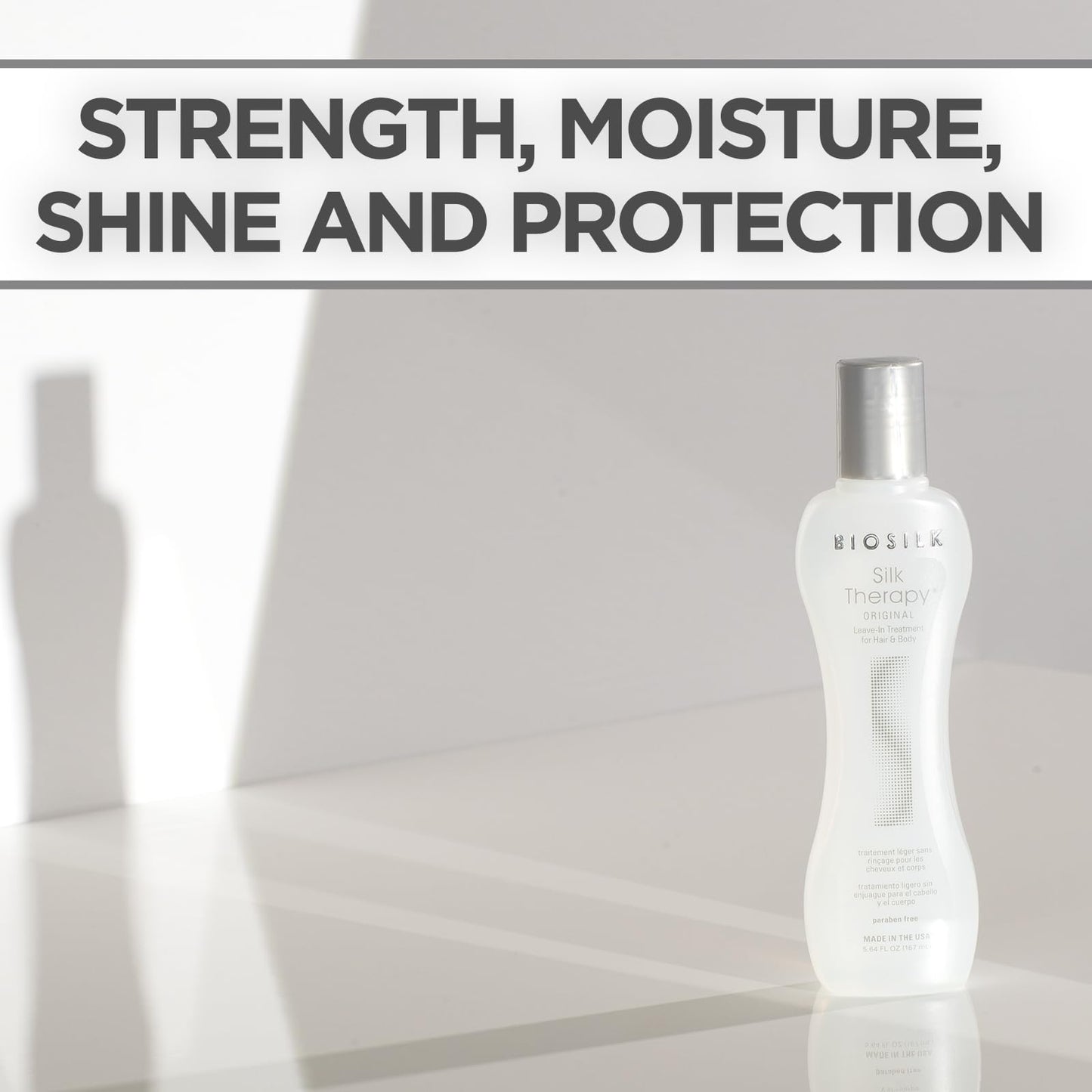 BioSilk Silk Therapy Original, Add Shine Prevent Split Ends, great for wigs!
