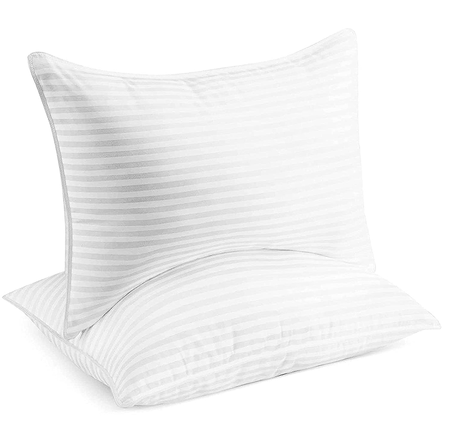 Beckham Hotel Collection Bed Pillows King Size Set of 2 - Down Pillows for Back, Stomach or Side Sleepers