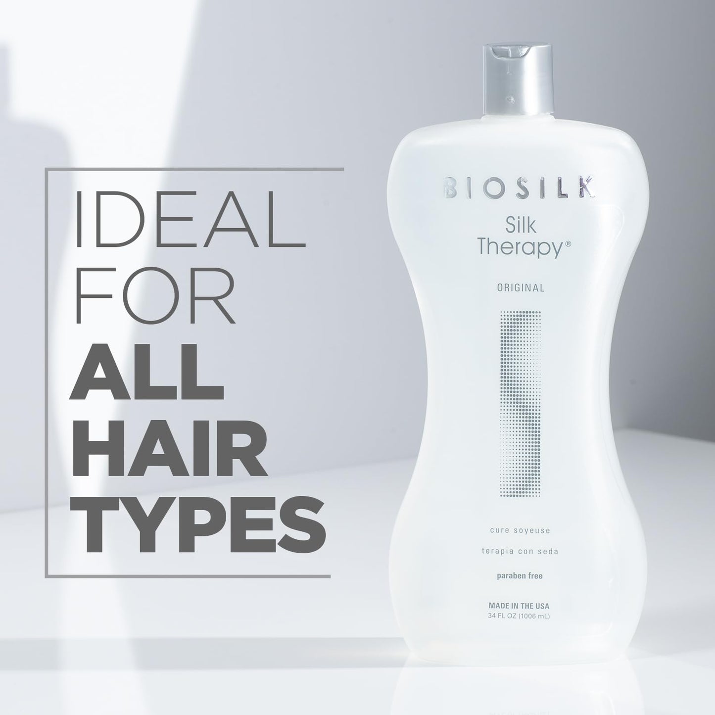 BioSilk Silk Therapy Original, Add Shine Prevent Split Ends, great for wigs!