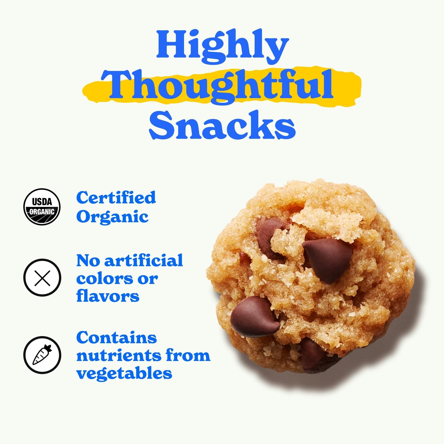 MadeGood Soft Baked Chocolate Chip Mini Cookies, Gluten Free & Safe For School, Pareve, 30 Count