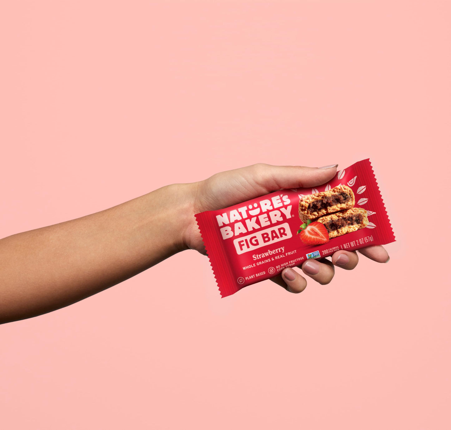 Nature’s Bakery Whole Wheat Fig Bars, Raspberry, Real Fruit, Vegan, Non-GMO, Snack bar, 6 Count (Pack of 6)