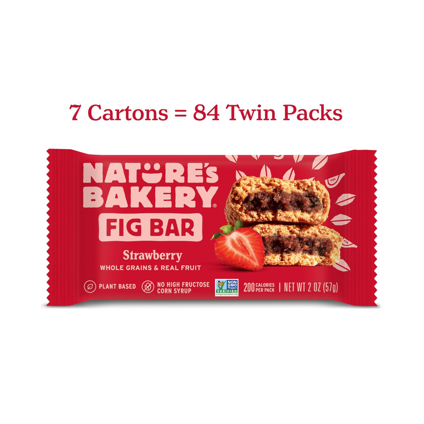 Nature’s Bakery Whole Wheat Fig Bars, Raspberry, Real Fruit, Vegan, Non-GMO, Snack bar, 6 Count (Pack of 6)