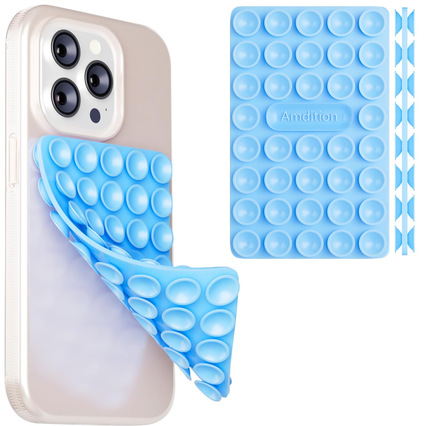 Silicone Suction Cup Phone Case Mount Double Sided