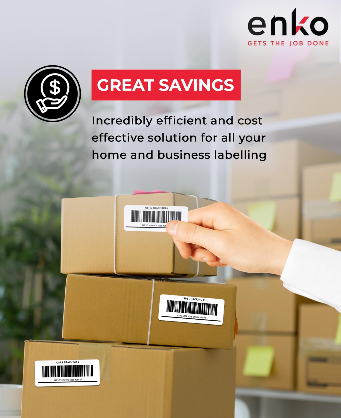 1 x 2-5/8 Inch 30 Up Return Mailing Address Labels White Printable FBA Labels (100 Sheets, 3000 Labels)