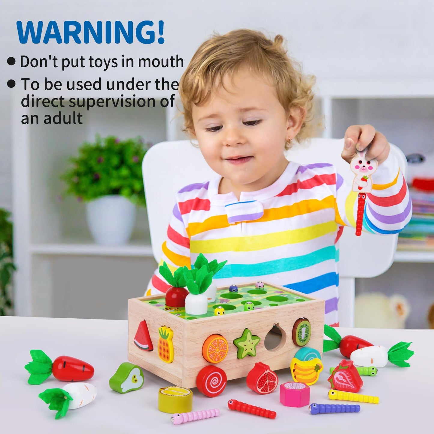Toddlers Montessori Wooden Educational Toys for boys and girls