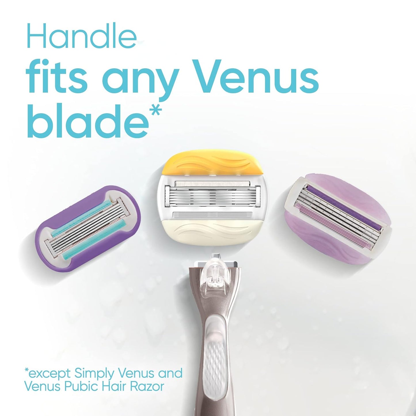 Gillette Venus Comfort Glide Womens Razor Blade Refills, 6 Count