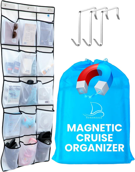 Cruise Ship Magnetic Door Organizer, Over The Door Organizer For Cruise Ships