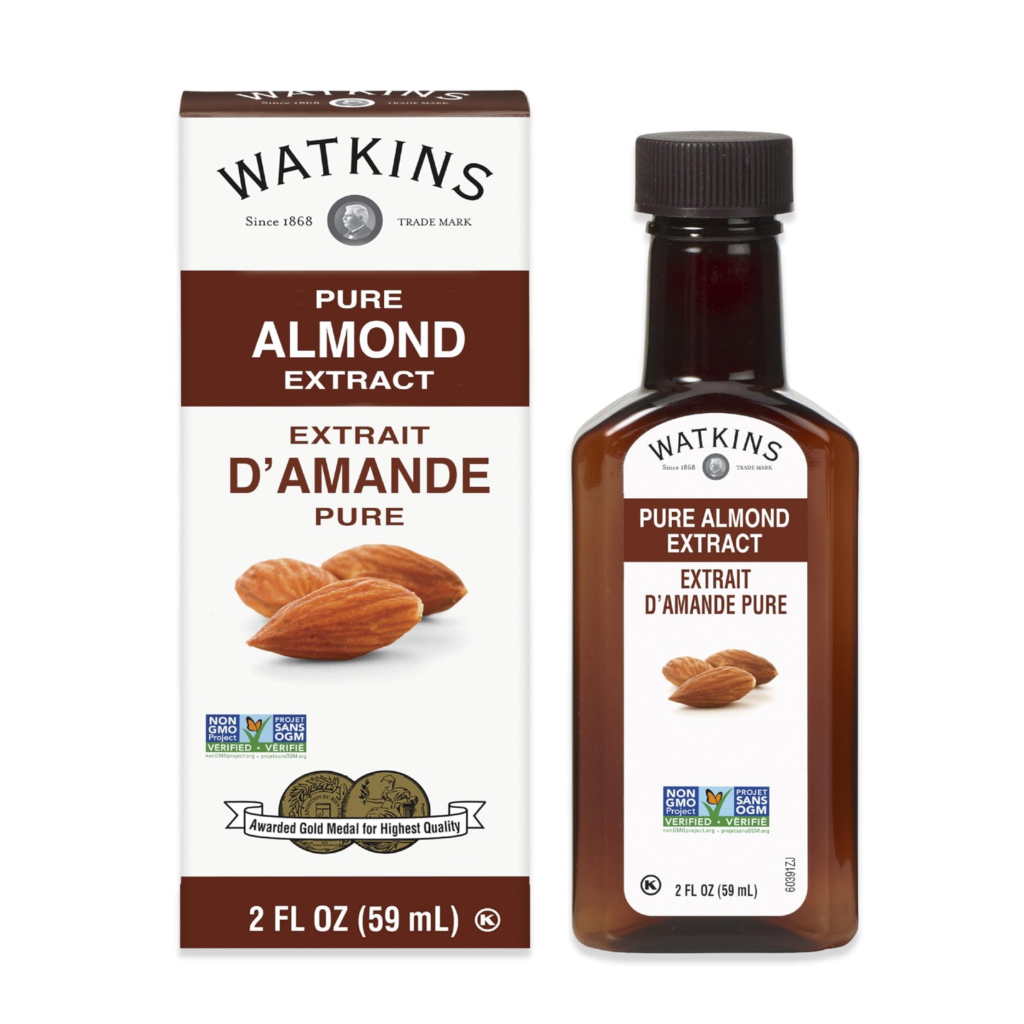Watkins Organic Pure Vanilla Bean Paste, Non-GMO, Kosher, 2 oz. Bottle, 1-Pack