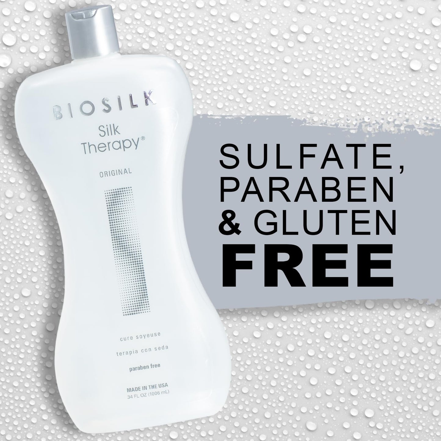 BioSilk Silk Therapy Original, Add Shine Prevent Split Ends, great for wigs!