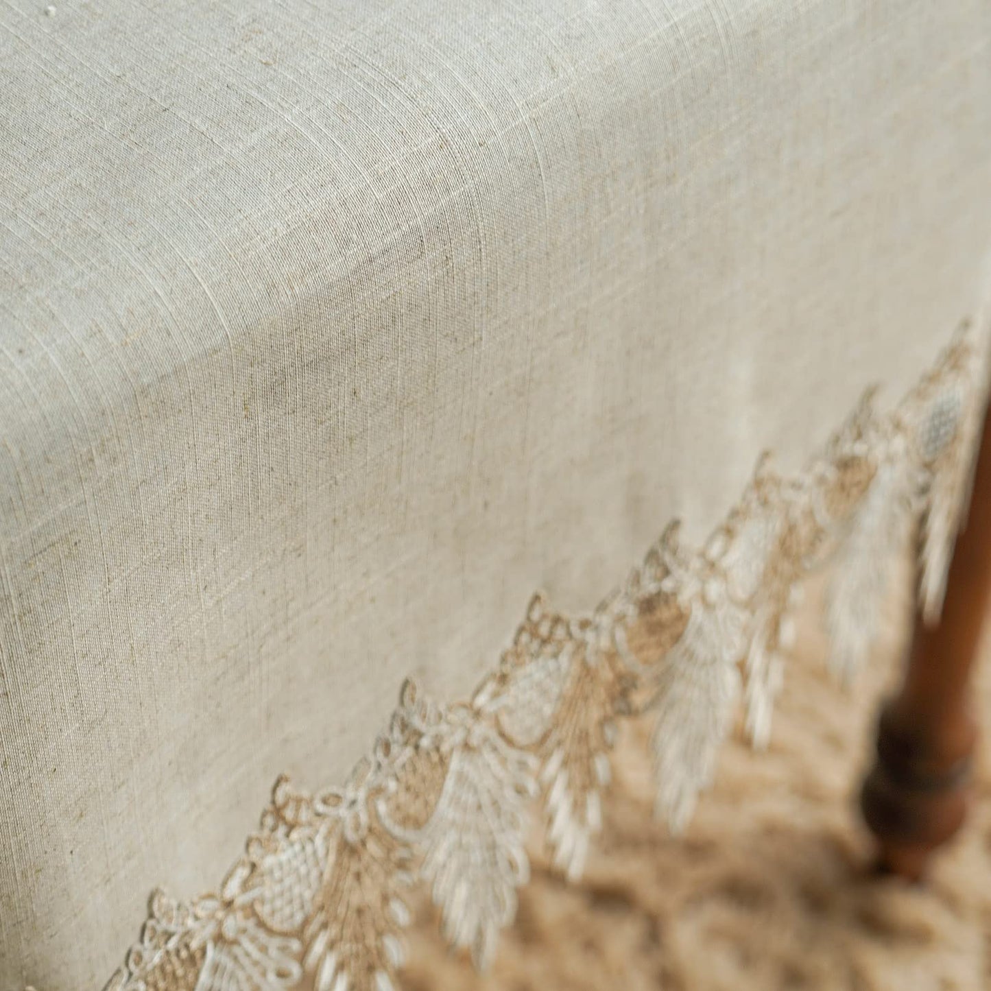Lace Table Cloths Rectangle Fall Antique Flower Decor Macrame