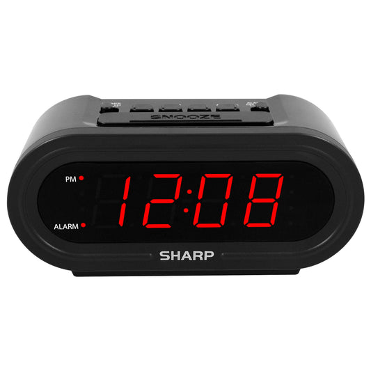 Sharp Digital Alarm Clock, Never Needs Setting