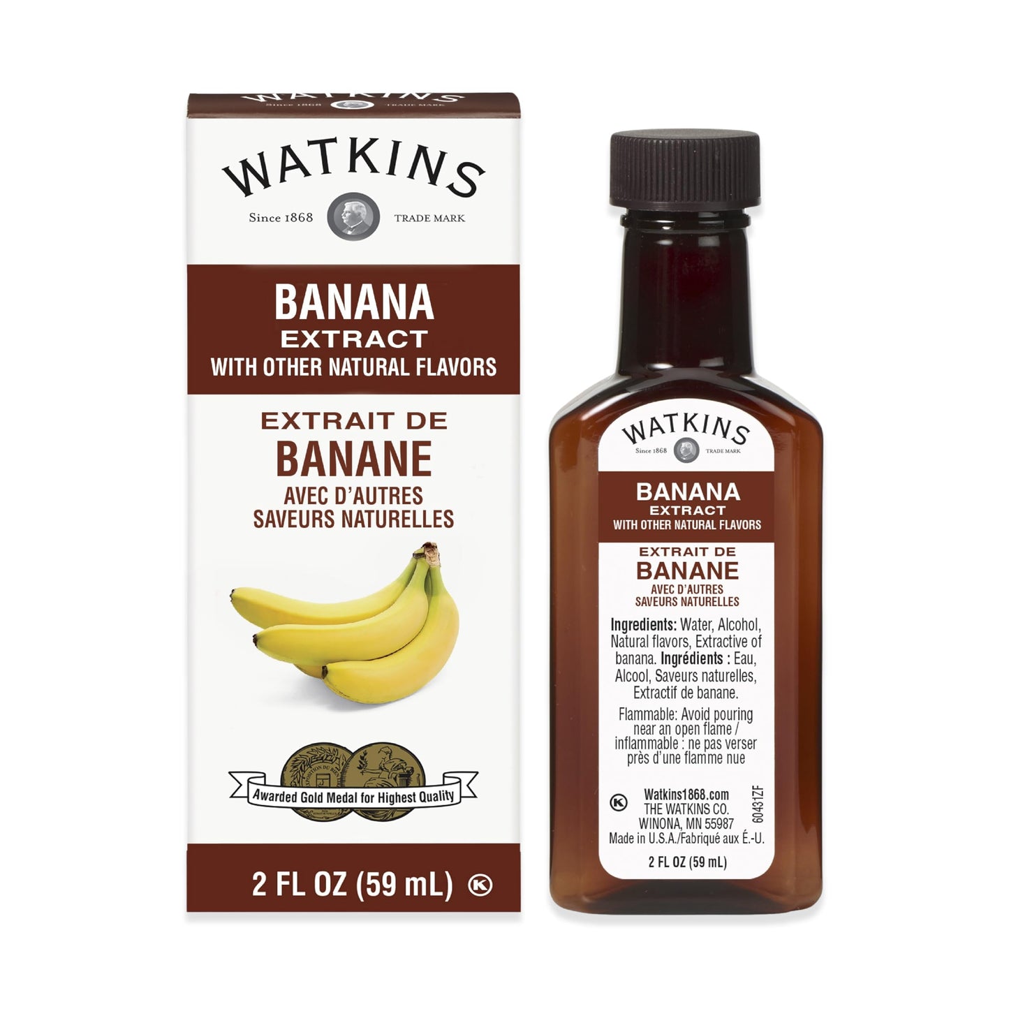 Watkins Organic Pure Vanilla Bean Paste, Non-GMO, Kosher, 2 oz. Bottle, 1-Pack