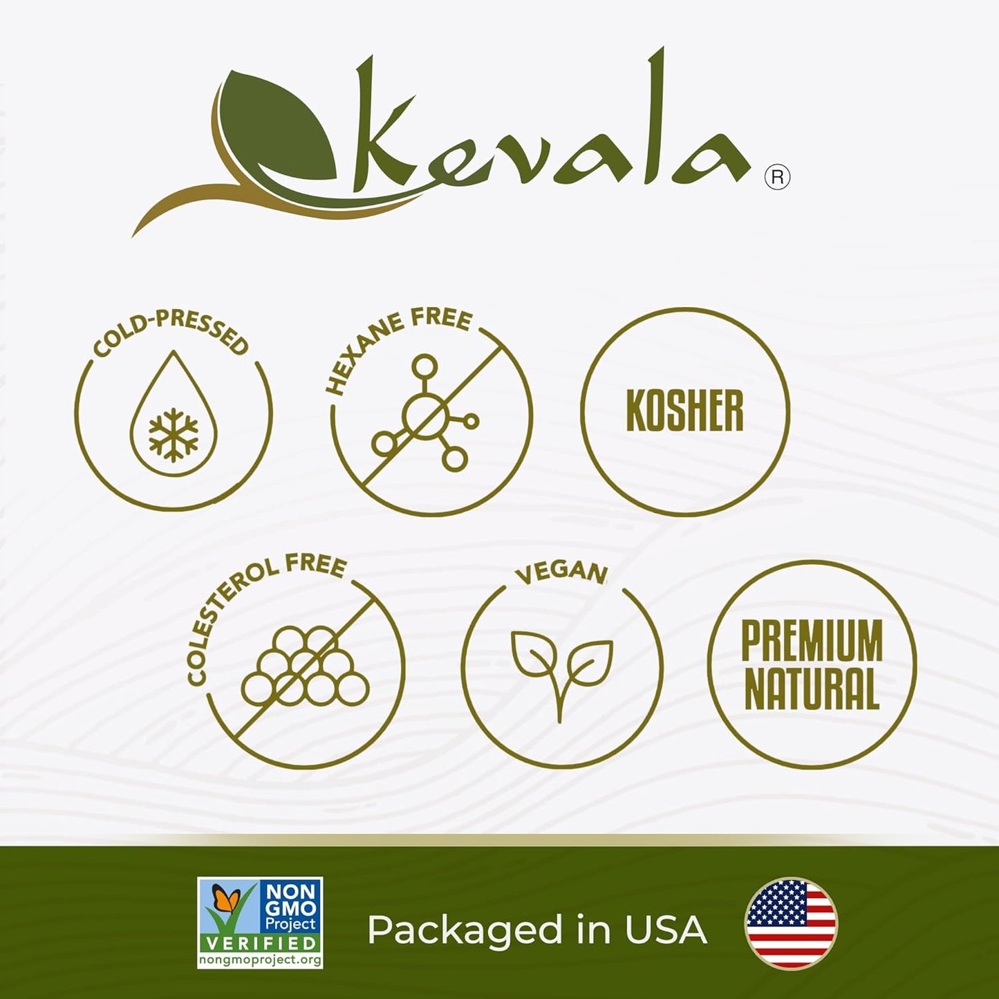 Kevala Avocado Oil – Cold Pressed | Kosher | Multipurpose for High Smoke Point Cooking, Roasting, Sautéing