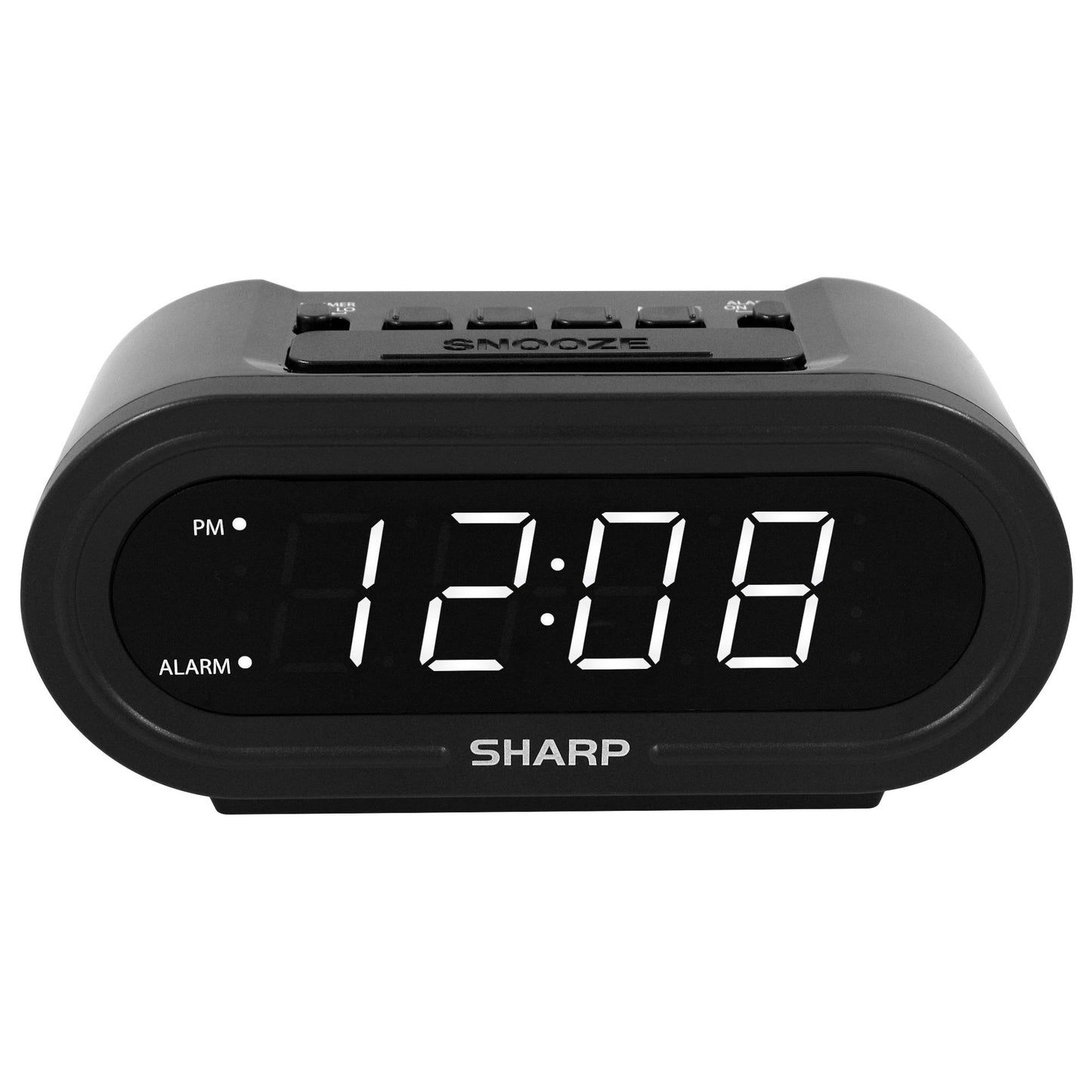 Sharp Digital Alarm Clock, Never Needs Setting