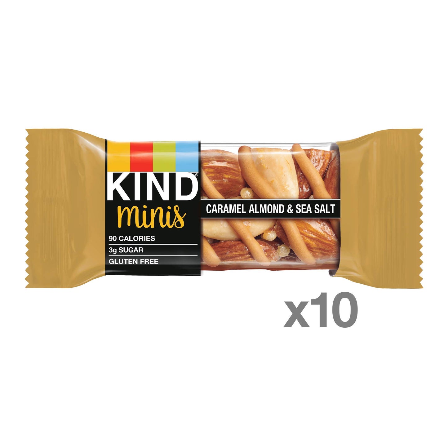 KIND Minis, Dark Chocolate Nuts & Sea Salt, Healthy Snacks, Gluten Free, 10 Count, Pareve