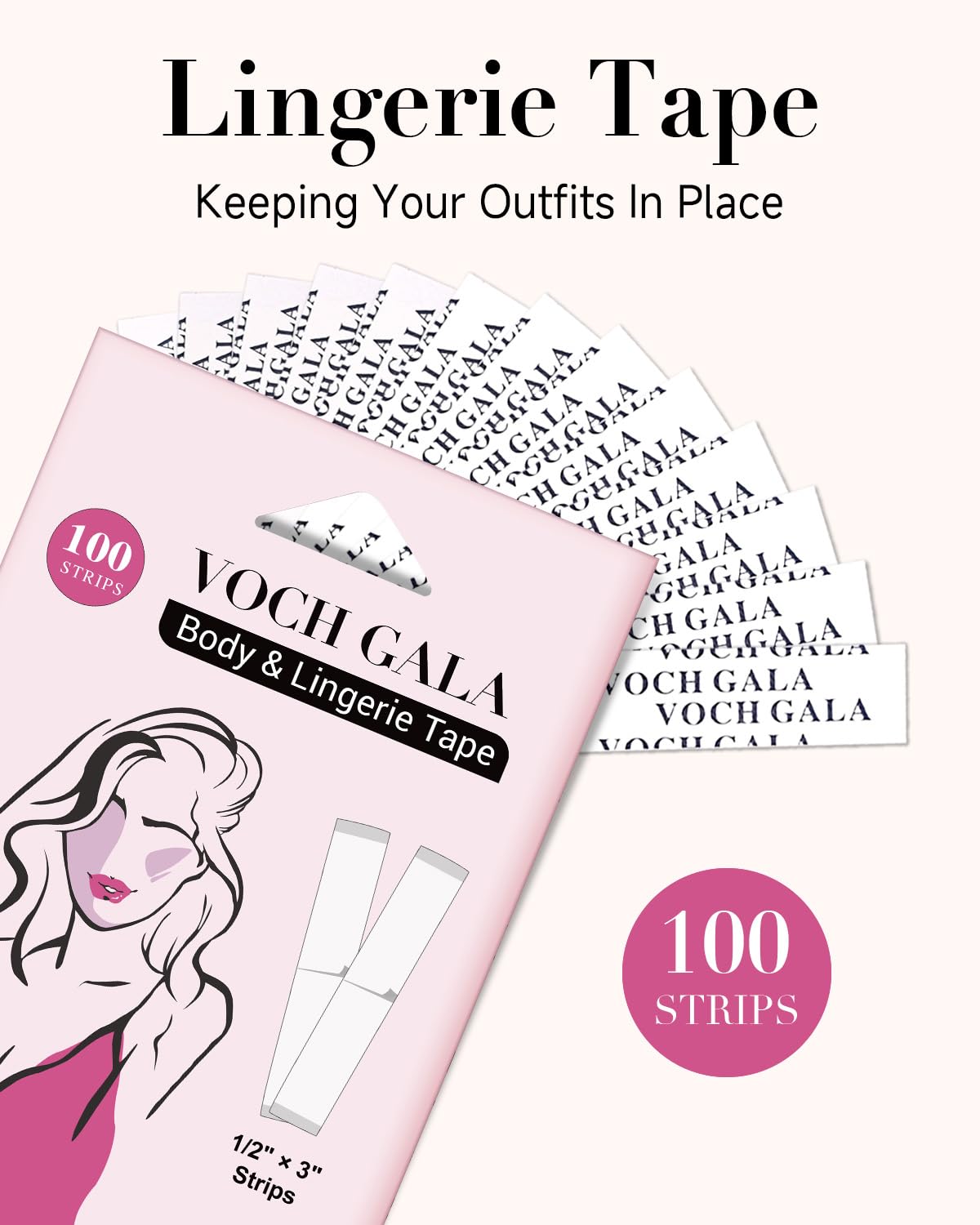 Double Sided Fashion Tape for Clothes and Fashion – Stick & Easy Peel