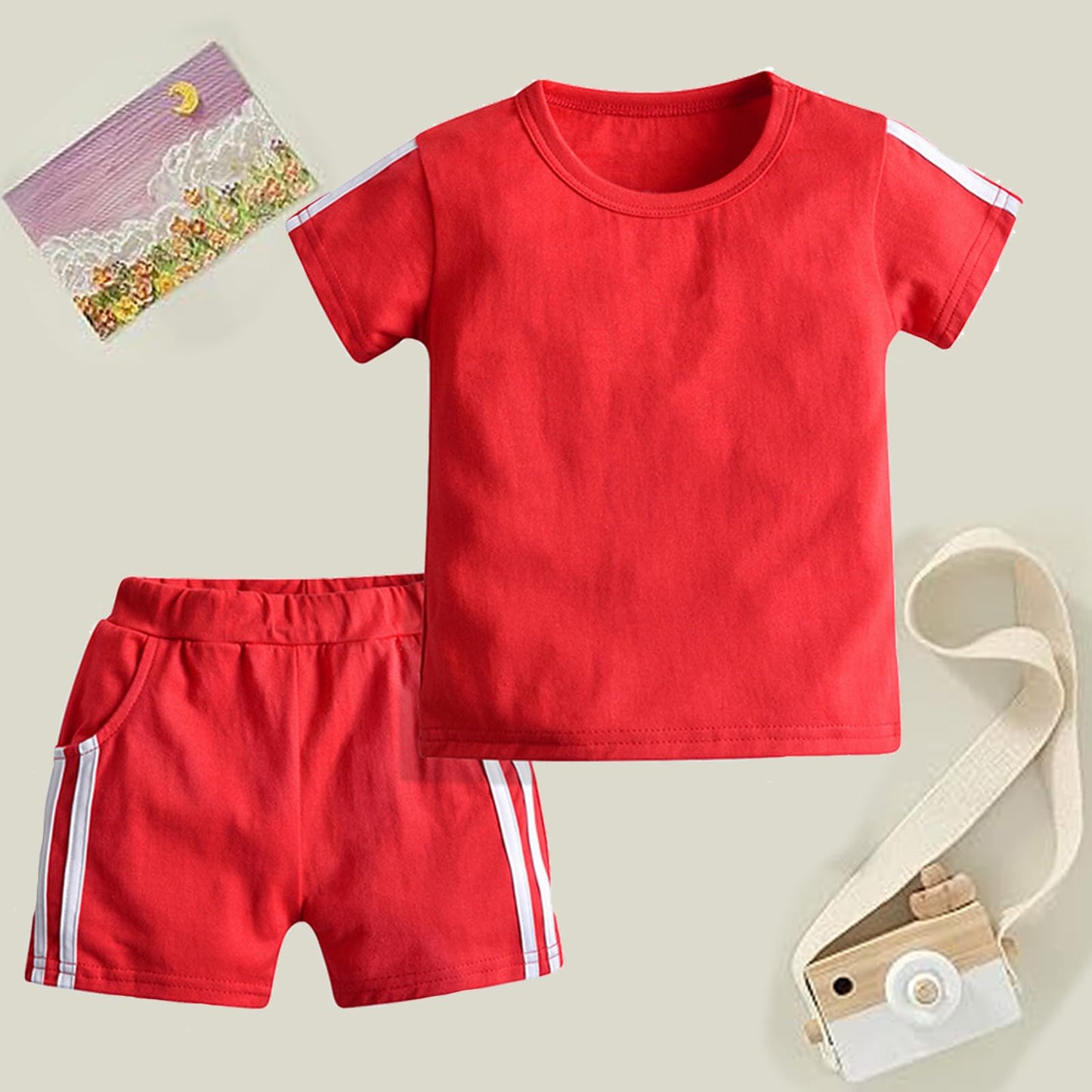 Toddler Boys Zip Cotton Sweatsuit