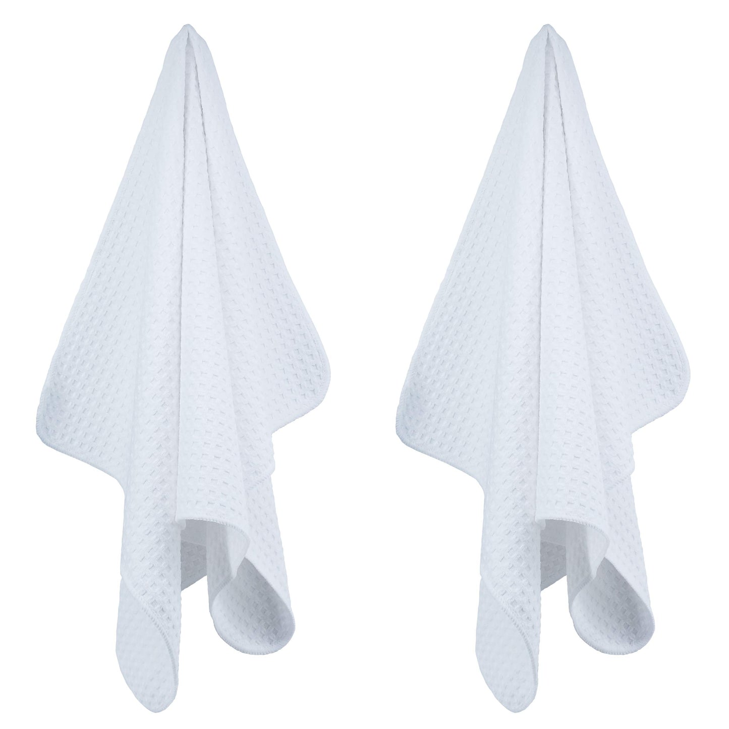 Ultra Premium Microfiber Kitchen Dish Hand Towel Waffle Weave, 8 Pack