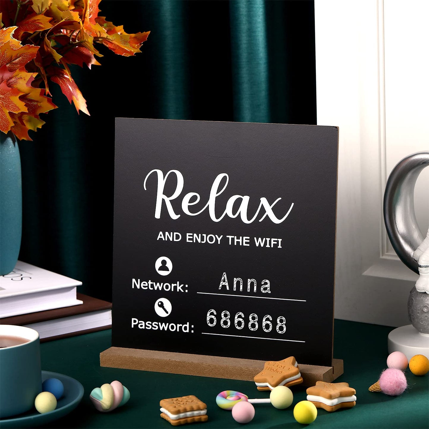 Wi-Fi Password Sign for Guest Room