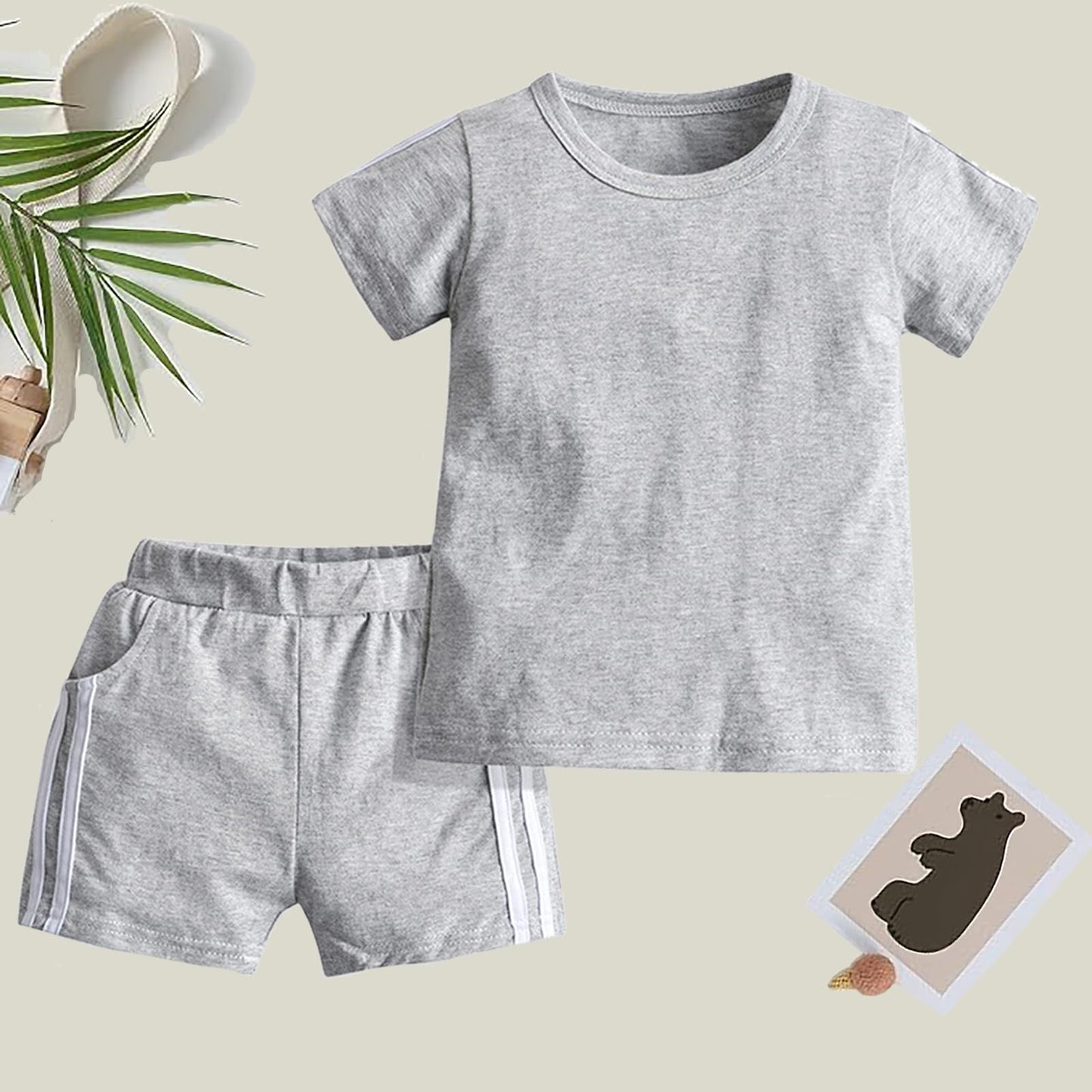 Toddler Boys Zip Cotton Sweatsuit