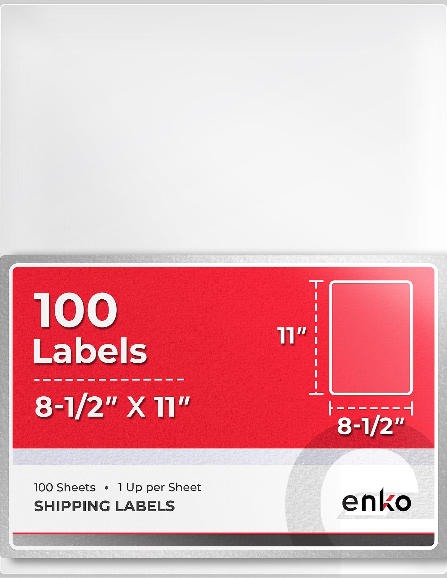 1 x 2-5/8 Inch 30 Up Return Mailing Address Labels White Printable FBA Labels (100 Sheets, 3000 Labels)