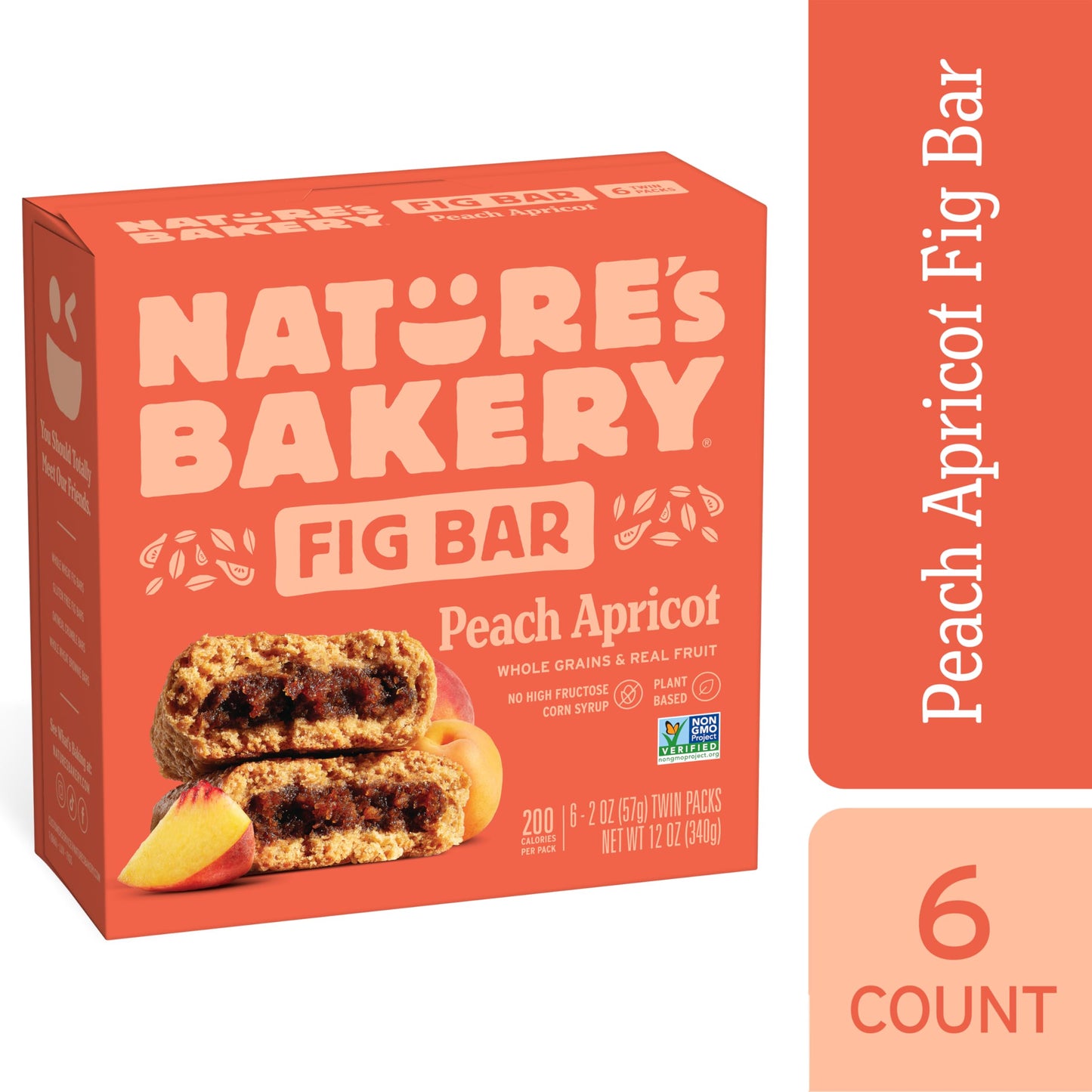 Nature’s Bakery Whole Wheat Fig Bars, Raspberry, Real Fruit, Vegan, Non-GMO, Snack bar, 6 Count (Pack of 6)