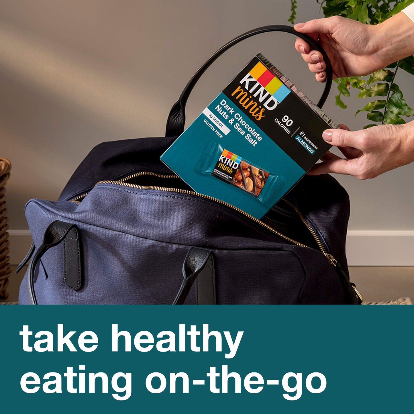 KIND Minis, Dark Chocolate Nuts & Sea Salt, Healthy Snacks, Gluten Free, 10 Count, Pareve