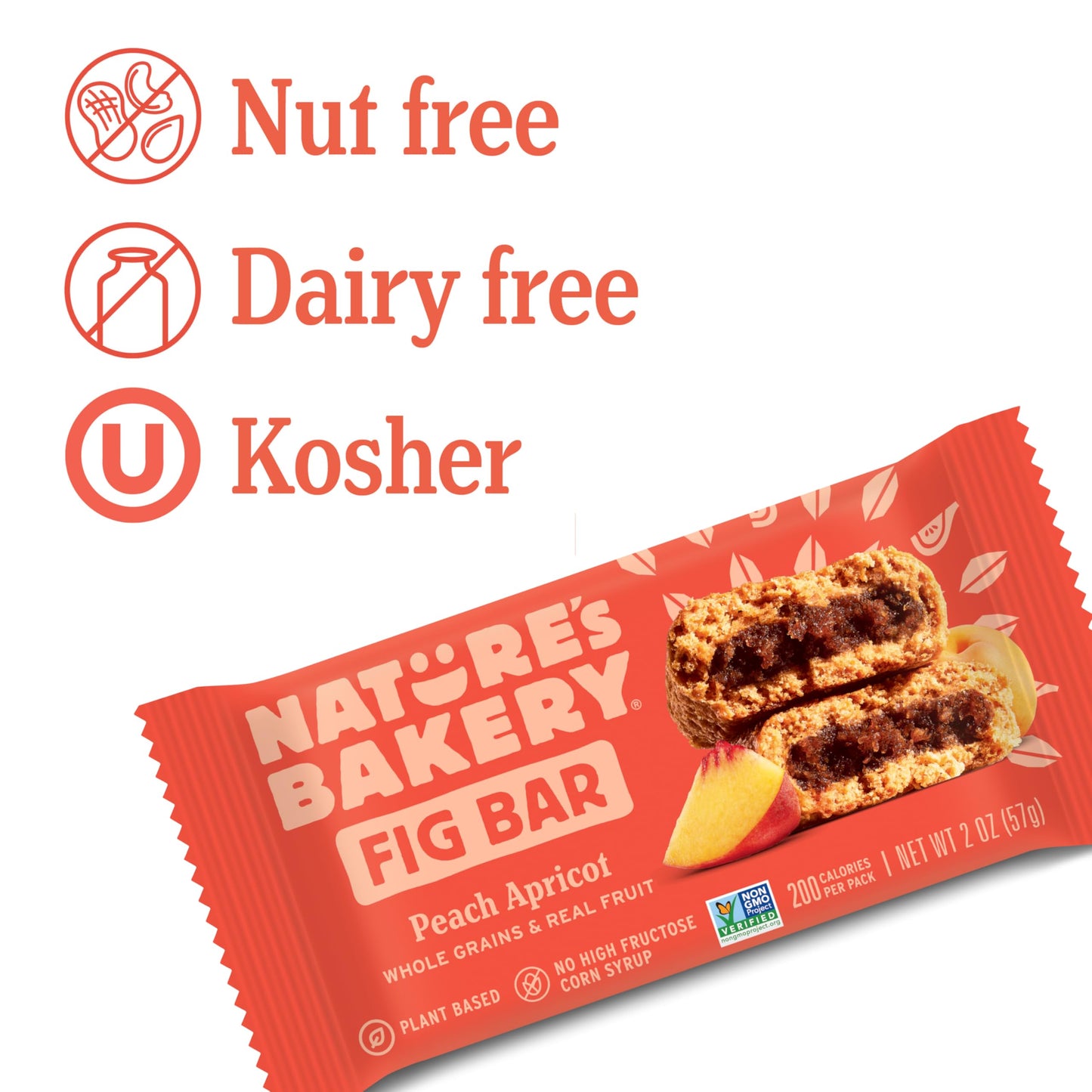 Nature’s Bakery Whole Wheat Fig Bars, Raspberry, Real Fruit, Vegan, Non-GMO, Snack bar, 6 Count (Pack of 6)