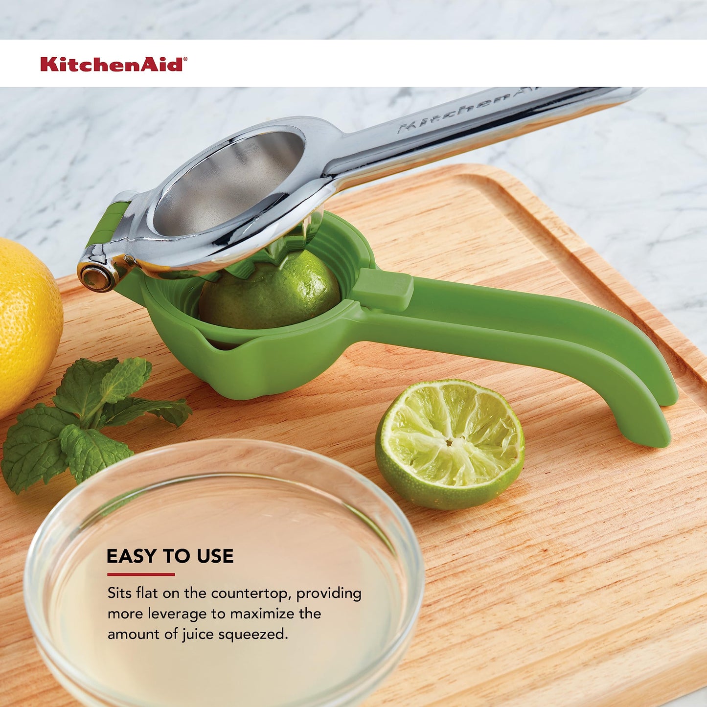 KitchenAid Citrus Juice Press Squeezer with Seed Catcher and Pour Spout