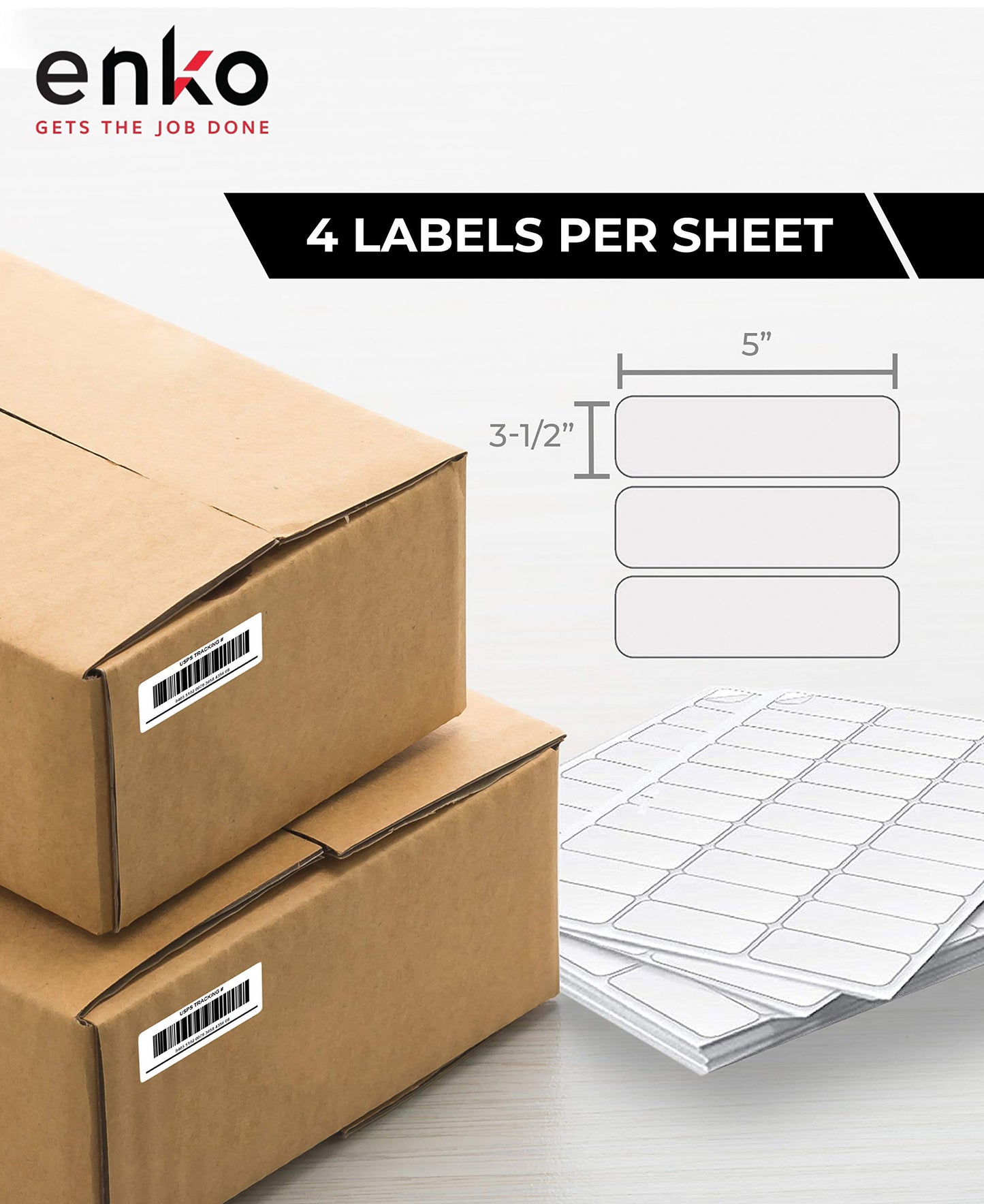 1 x 2-5/8 Inch 30 Up Return Mailing Address Labels White Printable FBA Labels (100 Sheets, 3000 Labels)