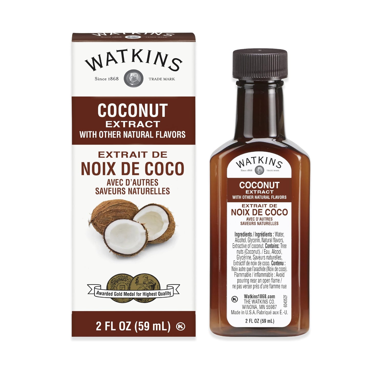 Watkins Organic Pure Vanilla Bean Paste, Non-GMO, Kosher, 2 oz. Bottle, 1-Pack