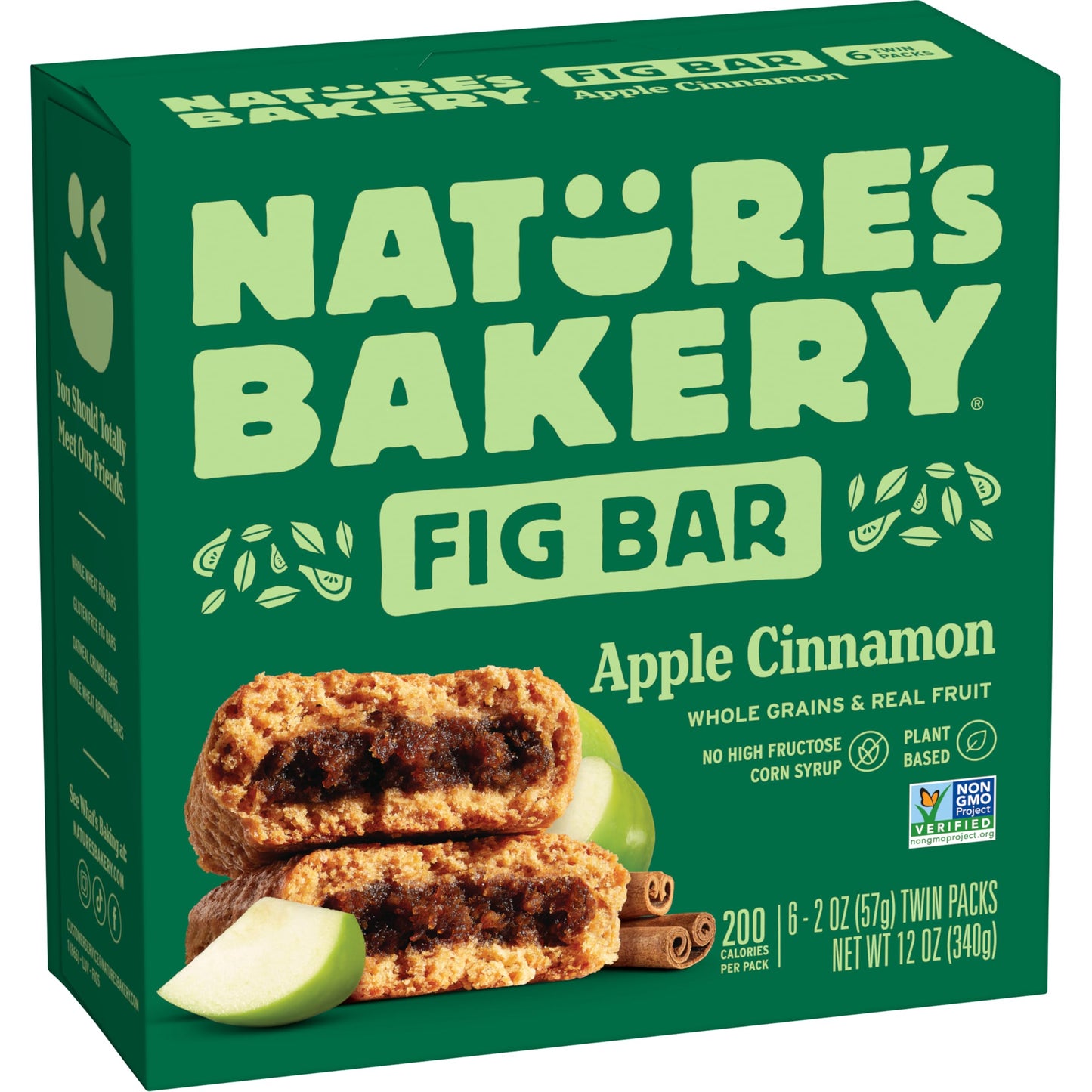 Nature’s Bakery Whole Wheat Fig Bars, Raspberry, Real Fruit, Vegan, Non-GMO, Snack bar, 6 Count (Pack of 6)