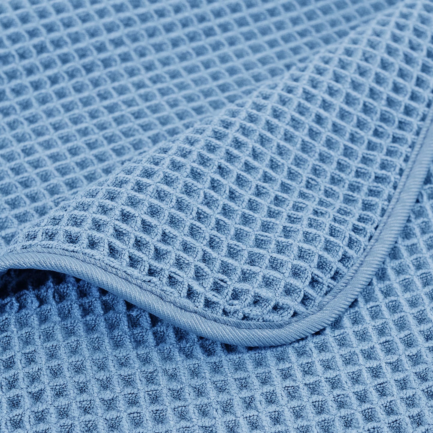 Microfiber Oversize Quick Dry Lint Free Bath Towel, 60 x 30 in, 4 Pack (Waffle Weave)