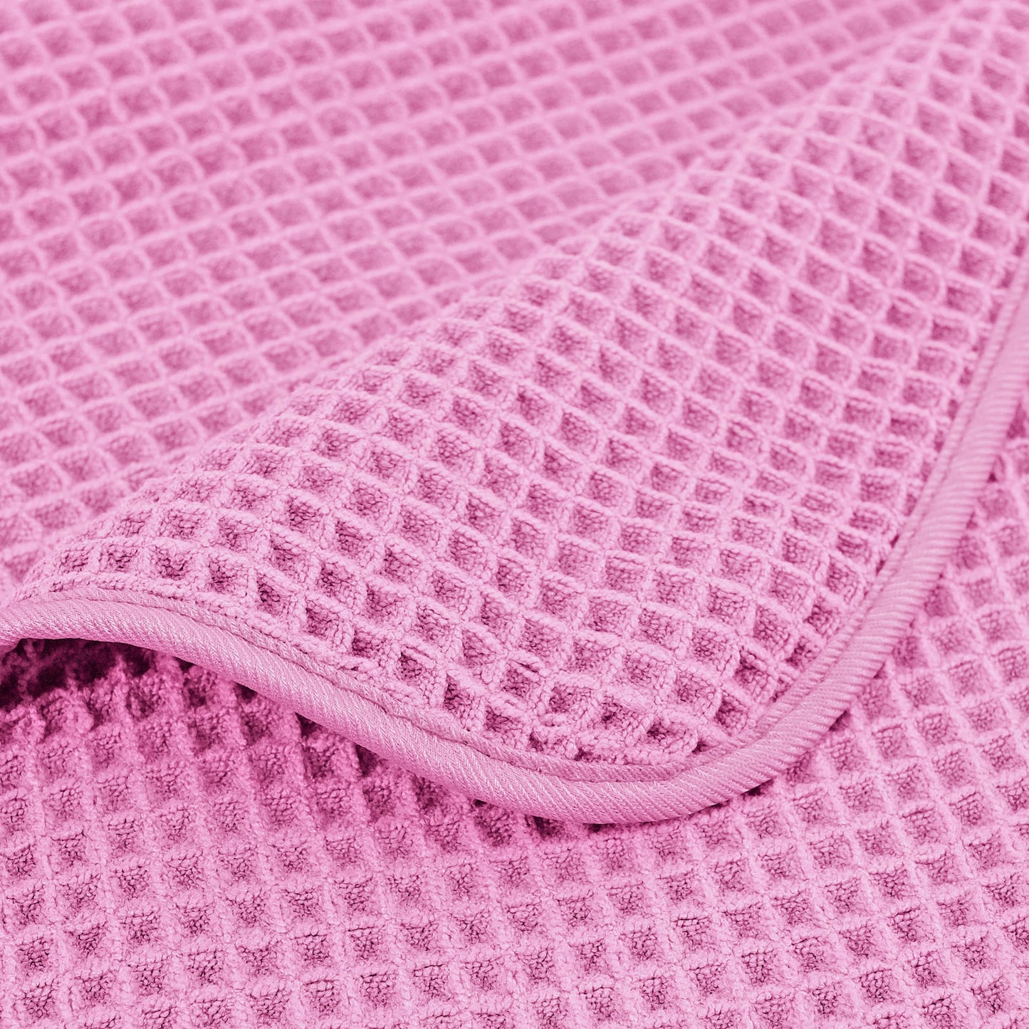 Microfiber Oversize Quick Dry Lint Free Bath Towel, 60 x 30 in, 4 Pack (Waffle Weave)