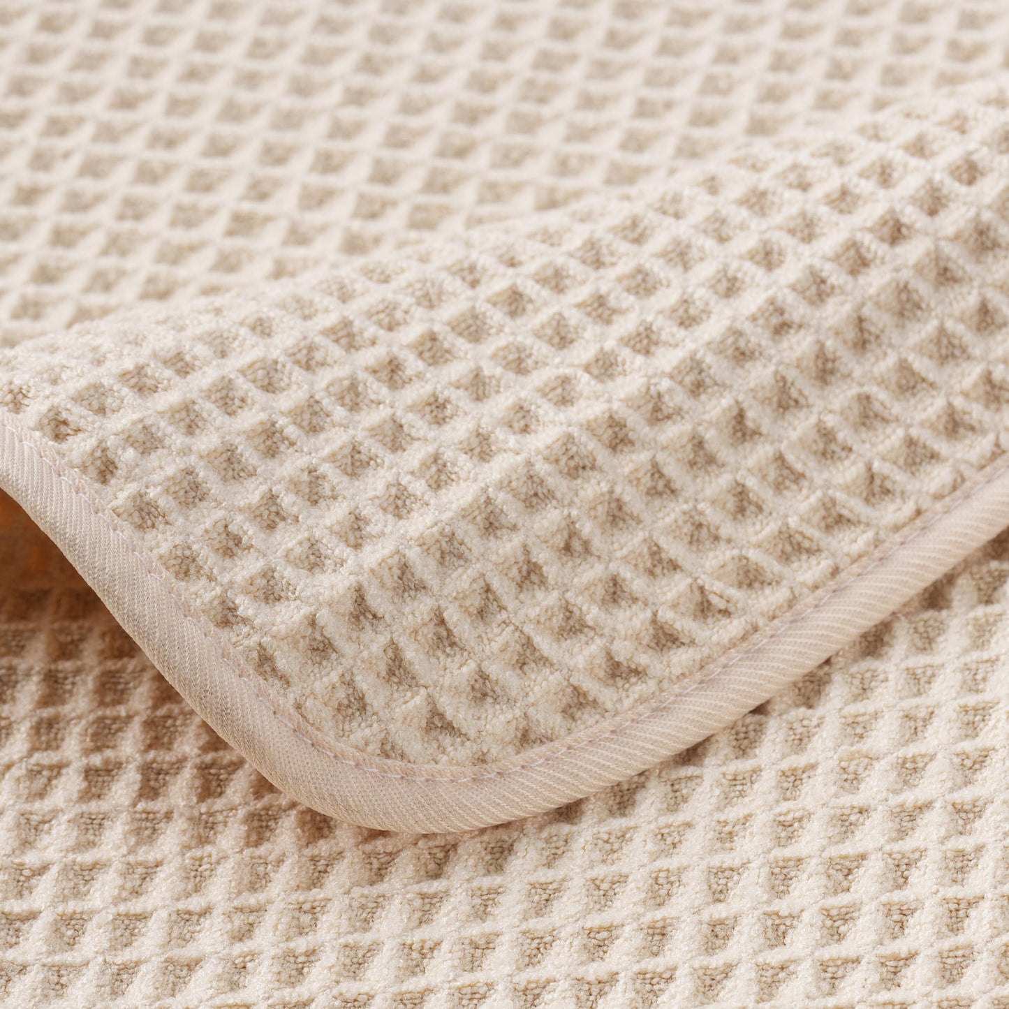 Microfiber Oversize Quick Dry Lint Free Bath Towel, 60 x 30 in, 4 Pack (Waffle Weave)
